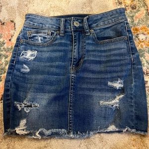 American Eagle jean mini skirt